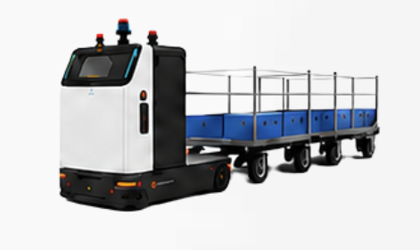 AGV tipo tractor