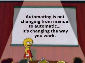 Automatizar es cambiar la forma en la que trabajas